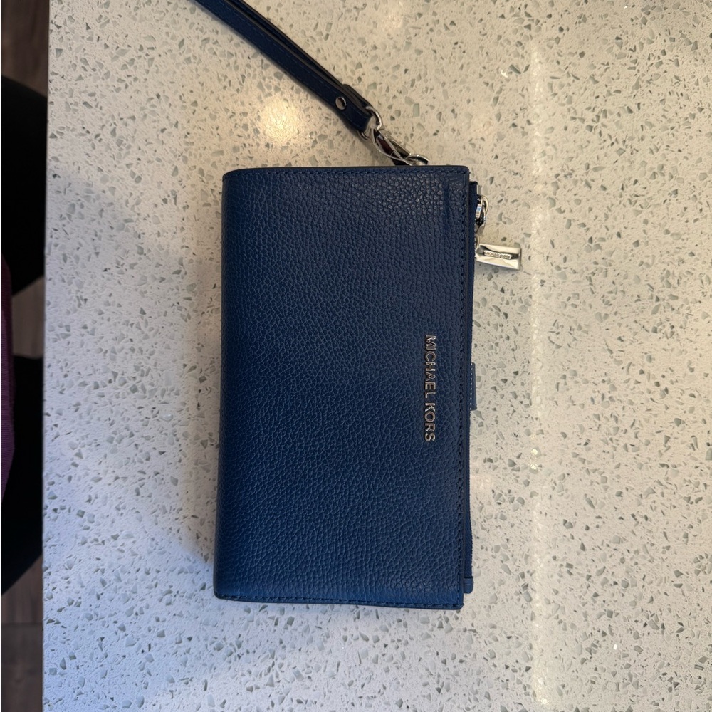 Royal Blue Michael Kors Wristlet